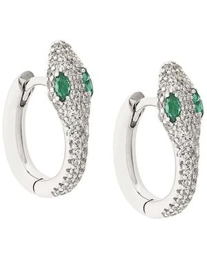 Apm Monaco Serpentine Hoop Earrings - Metallic