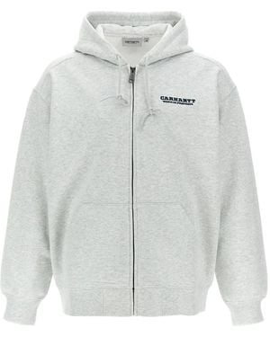 Carhartt Runaway Kapuzenjacke mit Logo-Stickerei - Grau