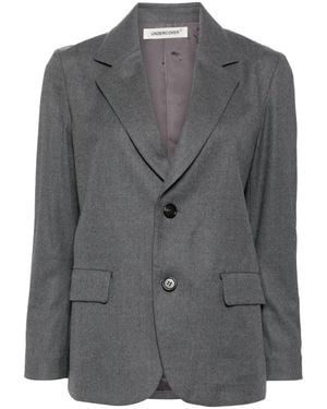 Undercover Single-Breasted Blazer - Grey