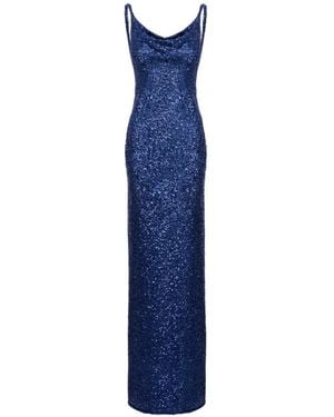 ROSERRY Margot Sequined Dress - Blue