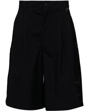Comme des Garçons Pleat Detailing Shorts - Black