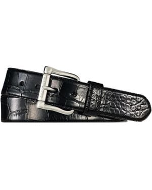 Ralph Lauren Ceinture En Cuir - Noir