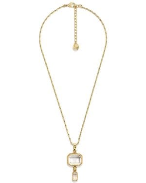 Goossens 24Kt Plated Pendant Necklace - Metallic