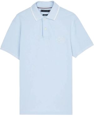 Tommy Hilfiger Logo-Embroidered Polo Shirt - Blue