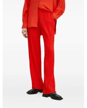 Samsøe & Samsøe Pantalones plisados - Rojo