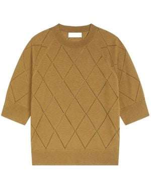 Dries Van Noten Pullover Aus Merinowolle - Natur