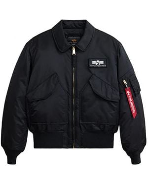 Alpha Industries Cwu 45/P Flight Jacket - Black