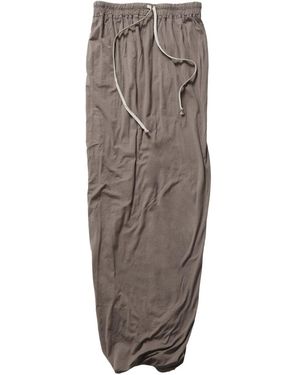 Rick Owens Pillar Maxi Skirt - ブラウン
