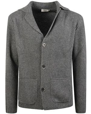 Altea Ribbed-Knit Cardigan - Gray