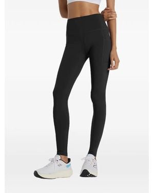 New Balance Side-Pocket High-Rise Leggings - Black