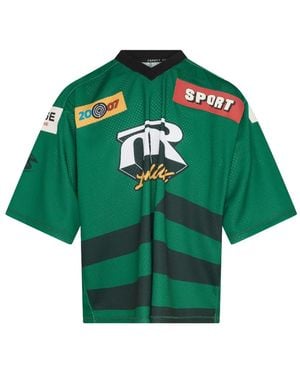 Martine Rose Hockey Mesh T-Shirt - Green