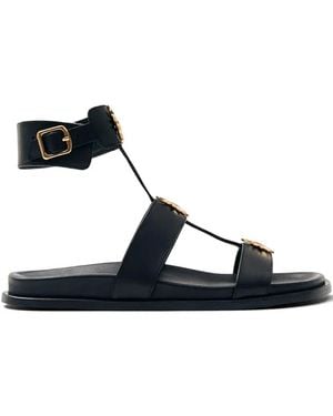 Alohas Clarisa Ankle-Strap Sandals - Blue