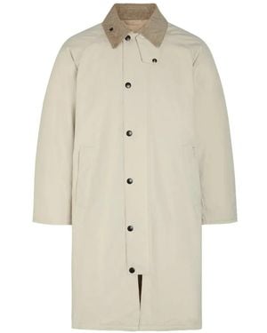 Barbour Corduroy Collar Jacket - White