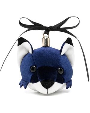 Maison Kitsuné Festive Fox Bag Charm - Blue