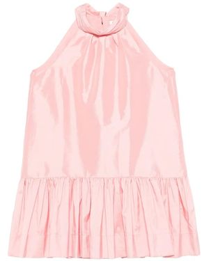 Jonathan Simkhai Hope Ruffled Halterneck Mini Dress - Pink