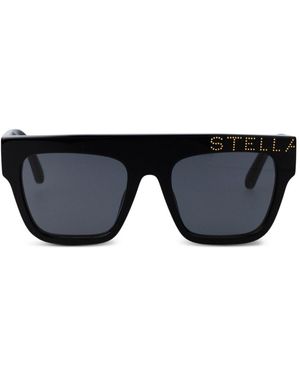 Stella McCartney Occhiali Da Sole Squadrati - Nero