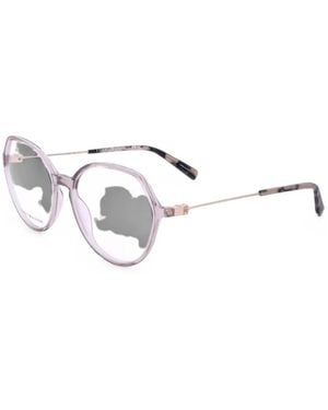 Tommy Hilfiger Geometric-Frame Glasses - White