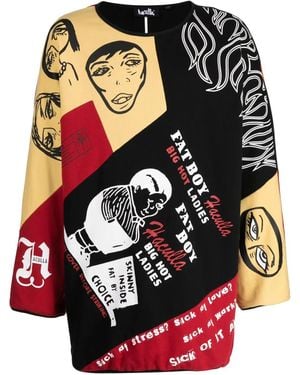 Haculla Sick Of It All Cotton Sweatshirt - Black
