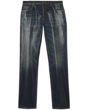 Burberry Slim Coated Jeans - Blue