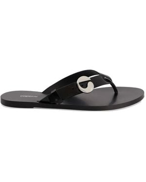 Coperni Logo Strap Sandals - Black