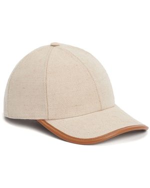 Fabiana Filippi Canvas Baseball Cap - Natural