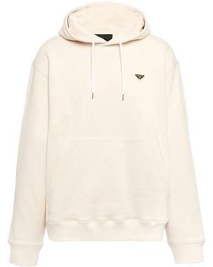 Prada ロゴ パーカー - ナチュラル