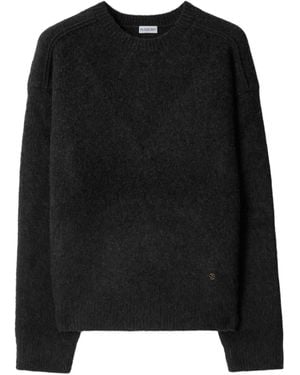 Burberry Crew-Neck Sweater - Black