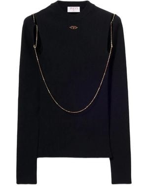 Emilio Pucci Chain-embellished top - Schwarz