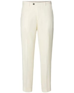 SELECTED Reg Beck Trousers - White