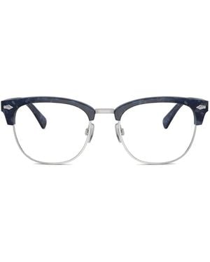 Polo Ralph Lauren Square-Frame Glasses - Blue