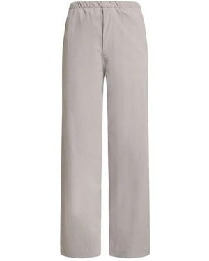 12 STOREEZ Elasticated Tech-Shell Trousers - Grey