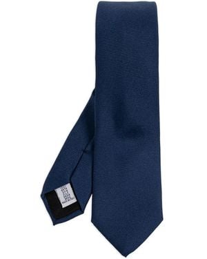 Moschino Teddy-Bear Embroidered Tie - Blue