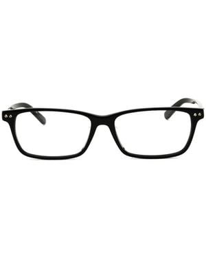 Calvin Klein Rectangle-Frame Glasses - Black