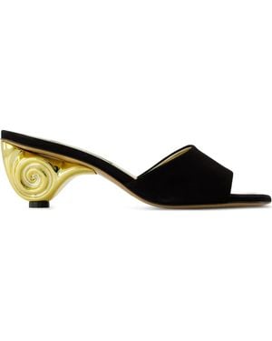 CAREL PARIS Naiade Sandalen mit Spiralabsatz 50mm - Schwarz