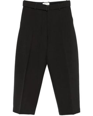 Studio Nicholson Belted Trousers - Black