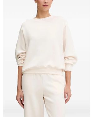 Banana Moon Liv Wellness-Lettering Sweatshirt - White
