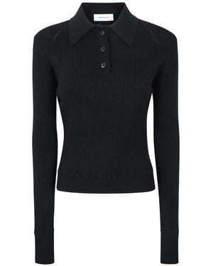 mfpen Partial Placket Polo Shirt - Blue