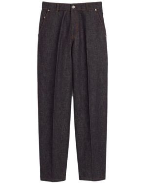 Ami Paris Balloon-Fit Cotton Jeans - Blue
