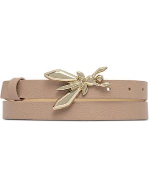 Patrizia Pepe Fly-Buckle Belt - Natural