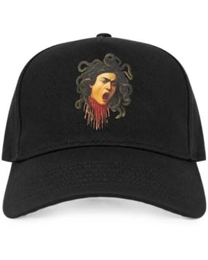 Melt Graphic-Print Baseball Cap - Black