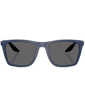 Prada Linea Rossa Square-Frame Sunglasses - Grey