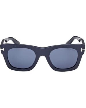 Tom Ford Square-Frame Sunglasses - Blue