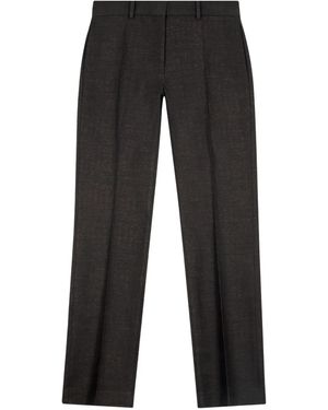 The Row Melange Trousers - Black