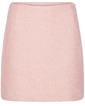 ROTATE BIRGER CHRISTENSEN Minijupe À Fermeture Zippée - Pink
