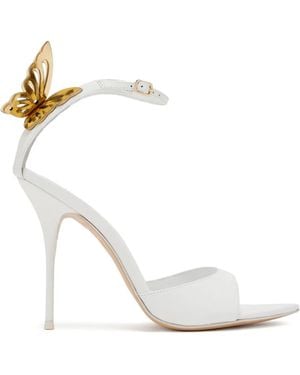 Sophia Webster 100Mm Aura Sandals - White