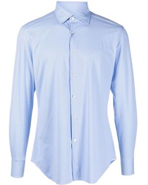 Dell'Oglio Long-Sleeve Classic Shirt - Blue