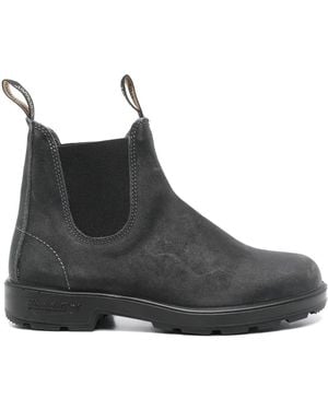 Blundstone Suede Chelsea Boots - Black