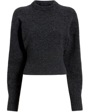 Proenza Schouler Pullover mit Rundhalsausschnitt - Schwarz