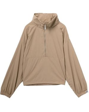 AAPE BY A BATHING AP Logo-Patch Jacket - Natural