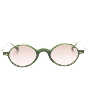 Eyepetizer Round-Frame Sunglasses - Green